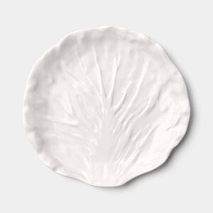 8.75" nwt Stoneware Radicchio Salad Plate White - Threshold